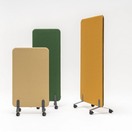 Paroi sur roulettes acoustique L. 69 x H. 125cm -  ZW692 2