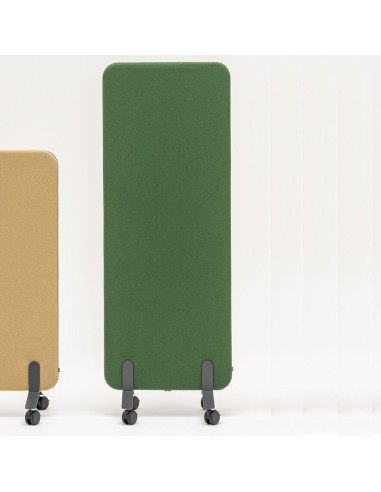 Séparation sur roulettes acoustique L. 79 x H. 125cm -  ZW792