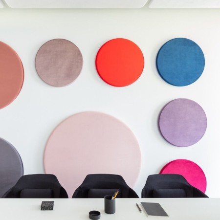 Panneau acoustique rond diamètre 60cm - MX10P 2