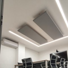 Panneau acoustique plafond suspendu - L. 180 x H. 4.5 x P. 60cm - MX08S