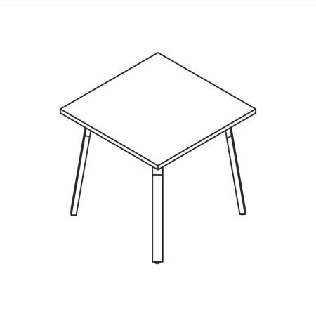 Table basse L. 80 x 80 x 74cm 2