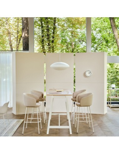 Table haute L. 121,5 x P. 70 x H. 110cm - pieds métal