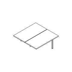  Elément d'extension bench L. 120cm - prof. 121 - BOX22 - MDD