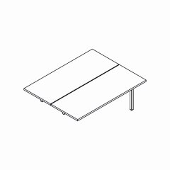  Elément d'extension bench L. 160cm - prof. 121 - BOX26 - MDD