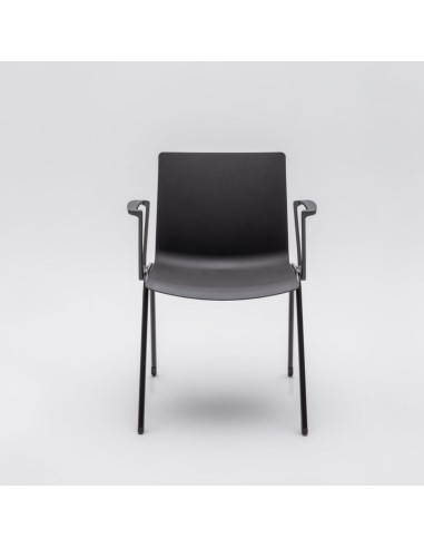 Chaise empilable avec ou sans accoudoirs