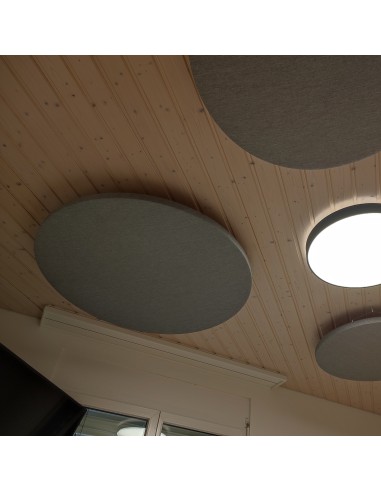 Panneau acoustique plafond suspendu rond diamètre 120cm - MX12S