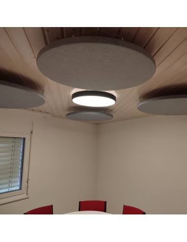 Panneau acoustique plafond suspendu rond diamètre 120cm - MX12S