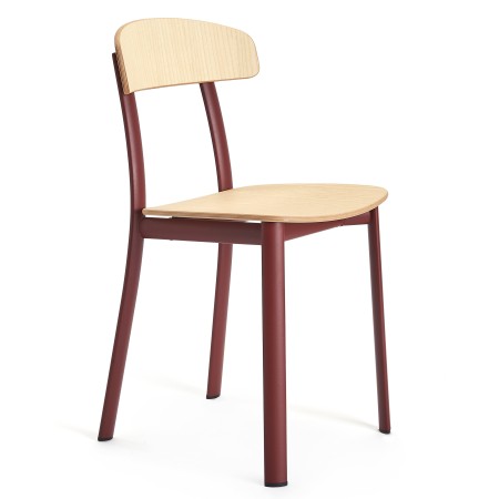 chaise design en bois et métal Feluca