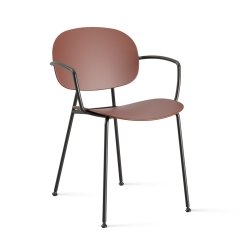 Chaise design avec accoudoirs Tondina Pop - 5043-4LCP - Infiniti Design