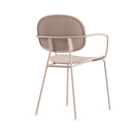 Chaise Tondina Slim – Design épuré et accoudoirs intégrés, idéale pour les espaces extérieurs modernes