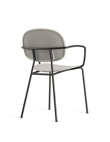 Tondina Slim – Chaise d’extérieur avec structure en métal et accoudoirs, alliant confort et durabilité
