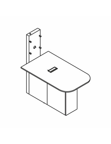 Hauteur plateau 110cm - table haute
