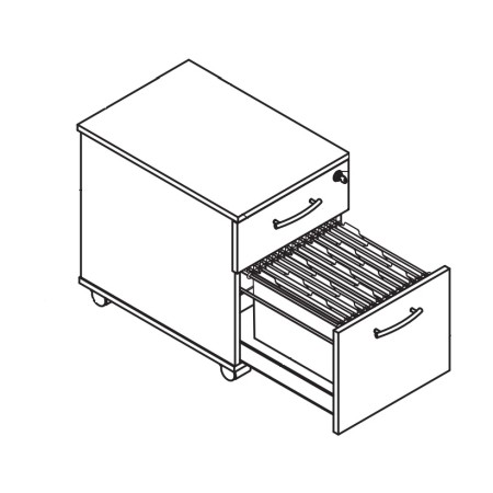 Caisson dossiers suspendus - KKT12 - MDD