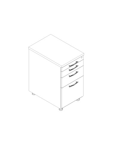 Rangement bureau dossier suspendus - KRT63 de MDD
