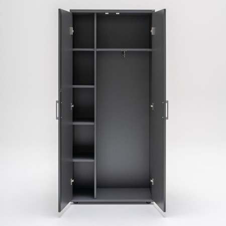 Armoire vestiaire pour bureau L. 80,1 x P. 60 x H. 183,3cm - A6204 - MDD 2