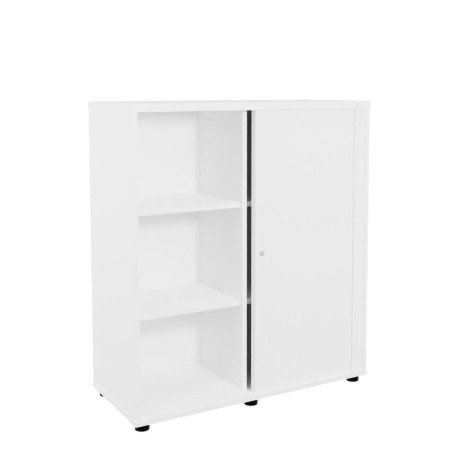 Mebule de bureau à rideaux L. 100 x P. 43,2 x H. 112,9cm - A3L05 - MDD