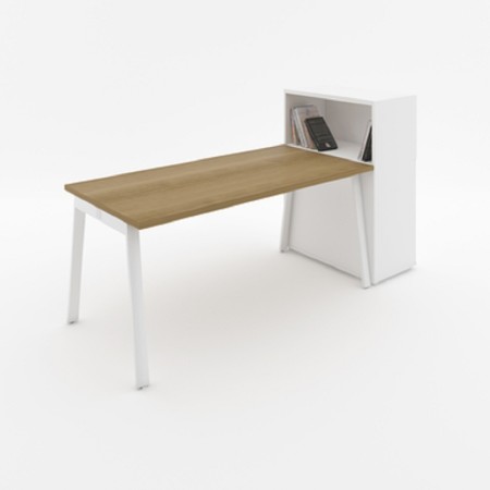 Rangement bout de bureau double face - L. 80,1 x H. 112,9 x P. 74cm 2