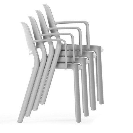 Chaise d'intérieur et d'extérieur empilable en plastique - SPO003 - Polytone O Narbutas 2