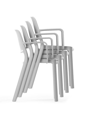 Chaise d'intérieur et d'extérieur empilable en plastique - SPO003 - Polytone O Narbutas