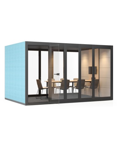 Grande cabine acoustique de bureau - 8-10 places - Silent Room XL