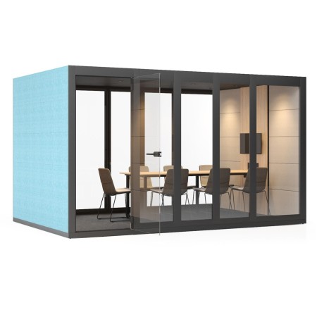 Grande cabine acoustique de bureau - 8-10 places - Silent Room XL