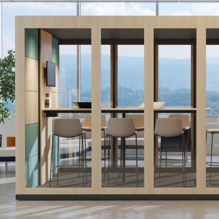 Grande cabine acoustique de bureau - 8-10 places - Silent Room XL