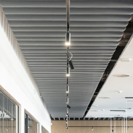 Panneau acoustique verticaux - fixation au plafond - classe acoustique A - Sonic - MDD