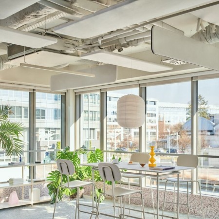 Panneau acoustique suspendus au plafond - bord arrondi - Sonic - MDD 2