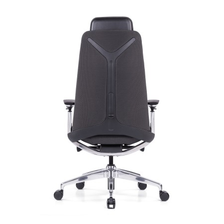 Chaise de bureau professionelle avec haut dossier et têtière - Khan - Sitek - 7400