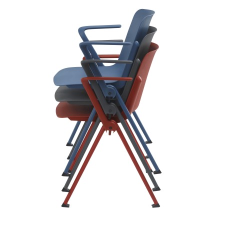 Chaise multi-usages empilable et colorée - Mia - Sitek - 3910 - 3912