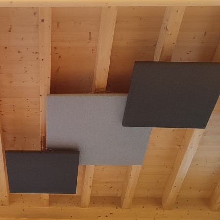 Panneau acoustique plafond suspendu carré - L. 90 x 90cm - MX06S 2