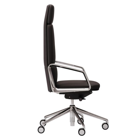 Fauteuil de direction en cuir de haute qualité - Lead - Las Mobili - 141 085