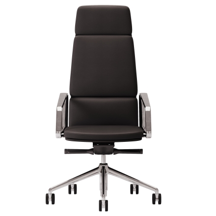 Fauteuil de direction en cuir de haute qualité - Lead - Las Mobili - 141 085
