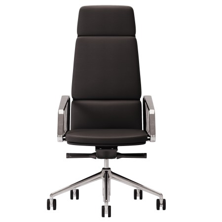 Fauteuil de direction en cuir de haute qualité - Lead - Las Mobili - 141 085