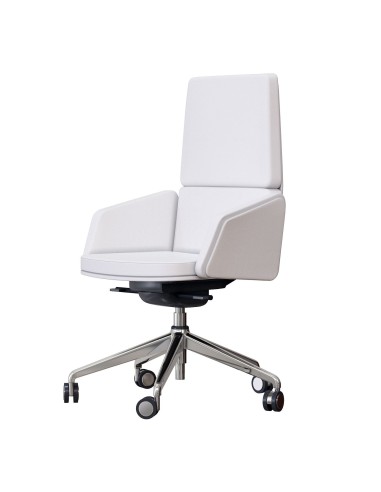 Dimensions - Chaise de direction élégante en cuir - Lead - 141 092 - Las Mobili