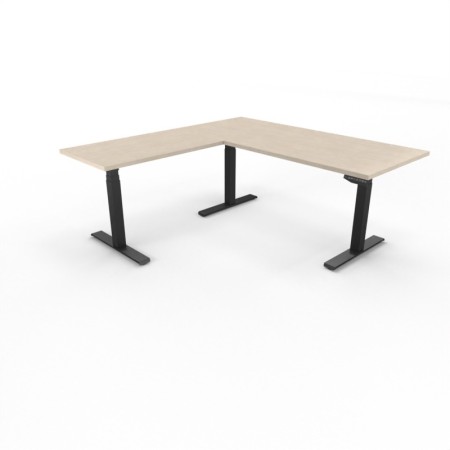Bureau d'angle assis-debout Retour à gauche