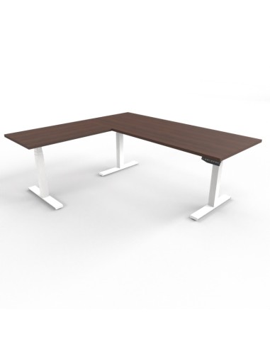 Table électrique d'angle assis-debout - Retour à gauche