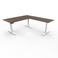 Table électrique d'angle assis-debout - 180x200x80x80