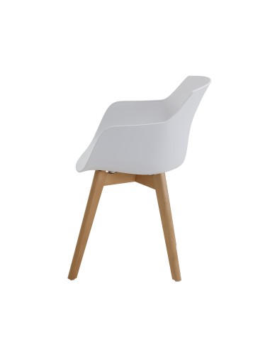 Chaise scandinave design avec pied bois - Billy - 3764 - Sitek
