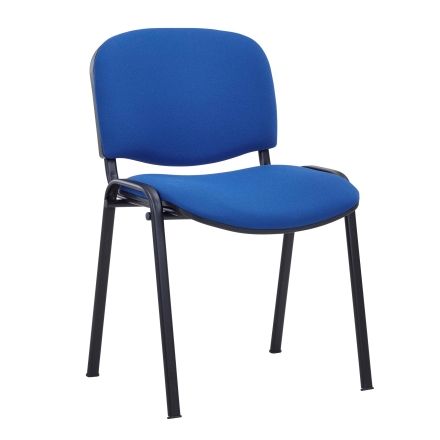 Chaise de conférence pas cher empilable bleu - Claudia - 3011