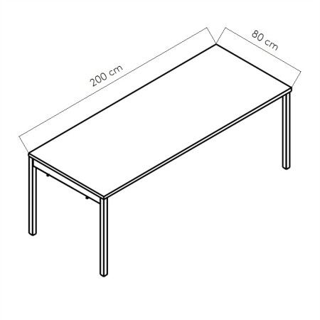 Dimensions Bureau Ogi Y de MDD