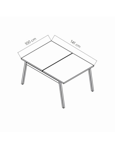 Dimensions Bureau bench Ogi M