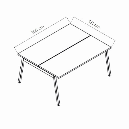 Dimensions Bureau bench Ogi M