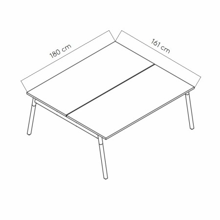 Dimensions Bureau bench OGI W