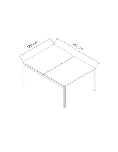 Dimensions Bureau bench OGI Y