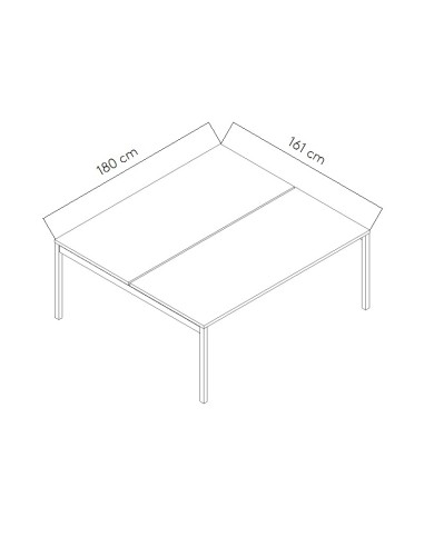 Dimensions Bureau bench OGI Y
