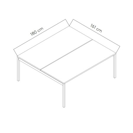 Dimensions Bureau bench OGI Y
