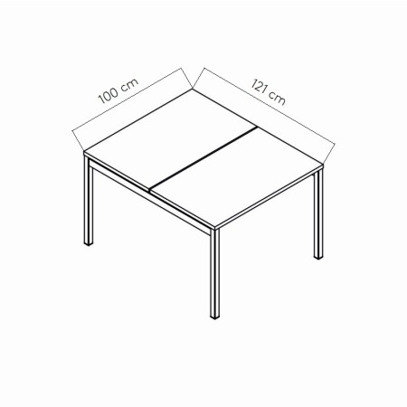 Dimensions Bureau bench Ogi Y 
