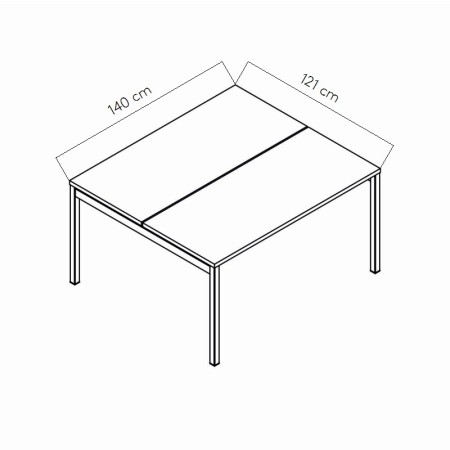 Dimensions Bureau bench Ogi Y 
