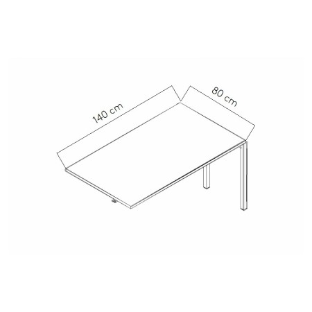 Dimensions Elément d'extension - BOX43